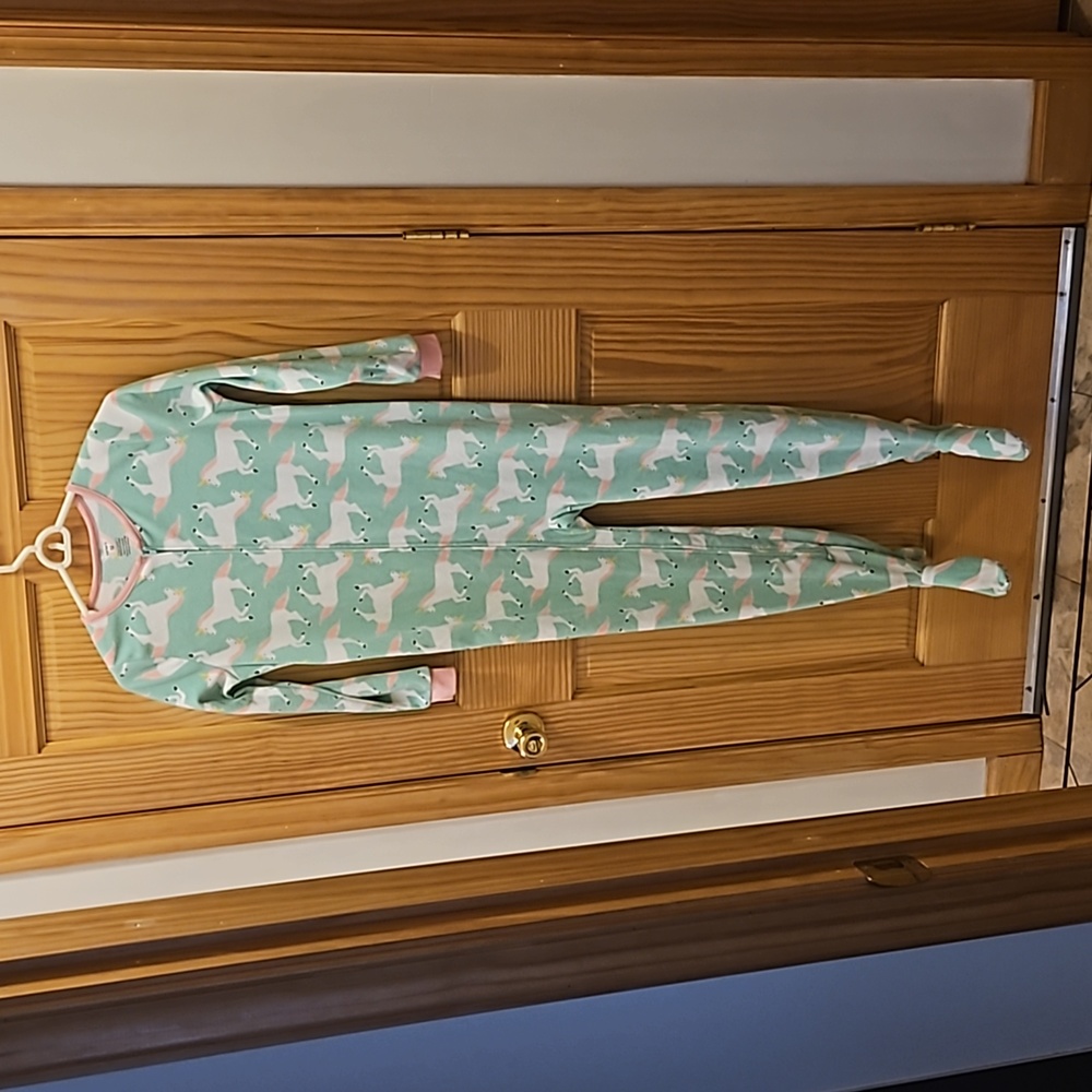 Carter's footed Girls Pajamas. Sz 12